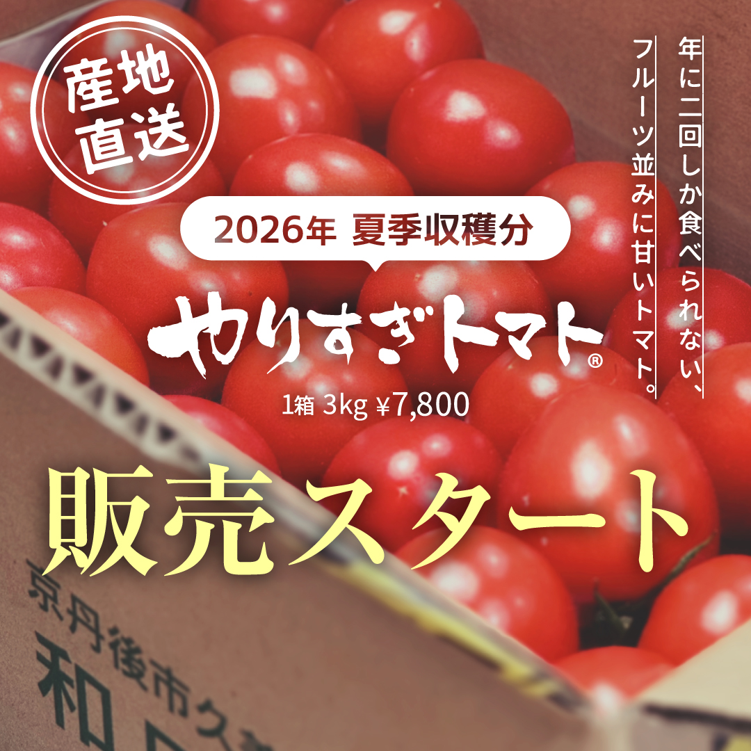 【夏季】やりすぎトマト 1箱 3kg